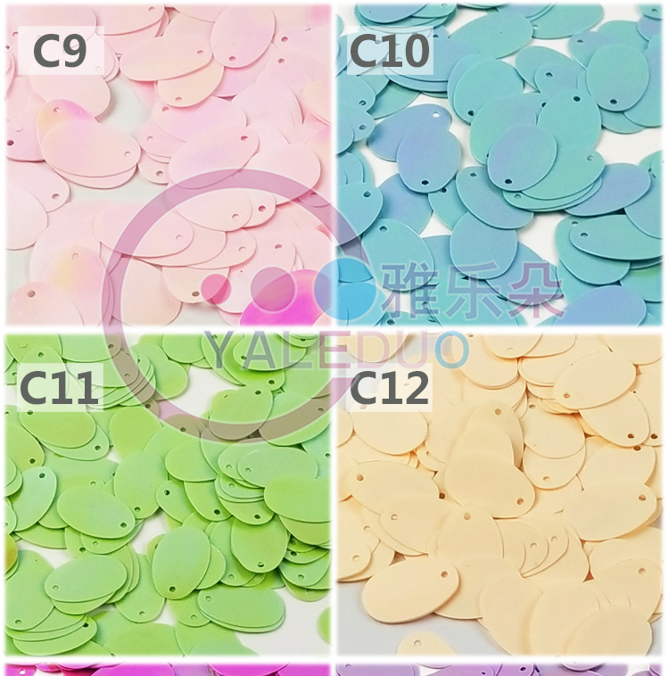 12x19mm oval egg-shaped bead diy jewelry, handcrafted materials, including golden and iridescent earrings, clothing accessories, and sequins detail image 7