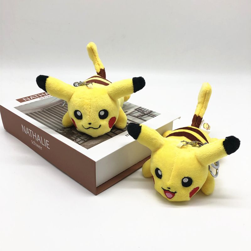 Pikachu cuddly toy keychain pokemon doll birthday gift