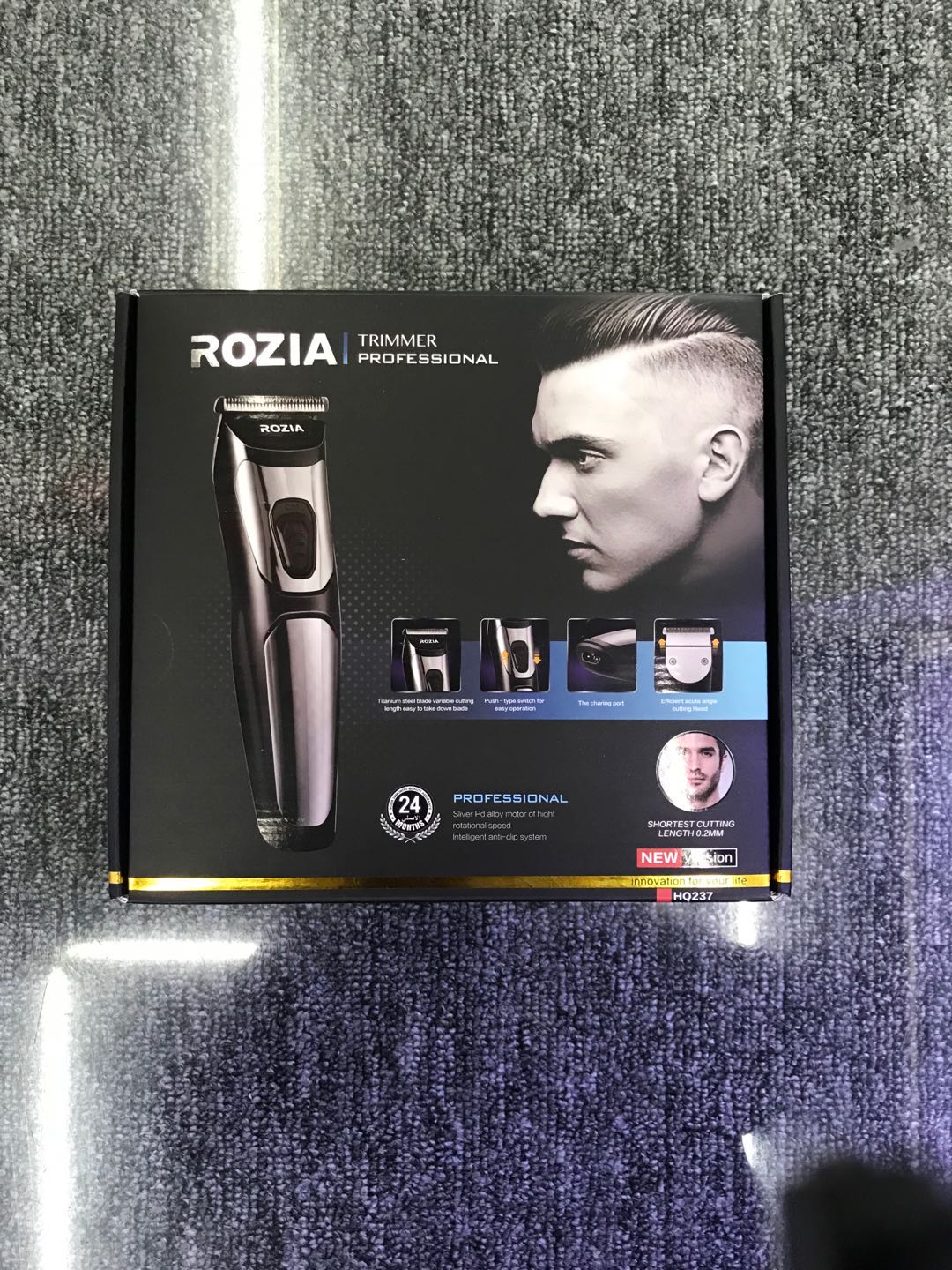 ROZIA Professional Hair clipper HQ237 for bald heads