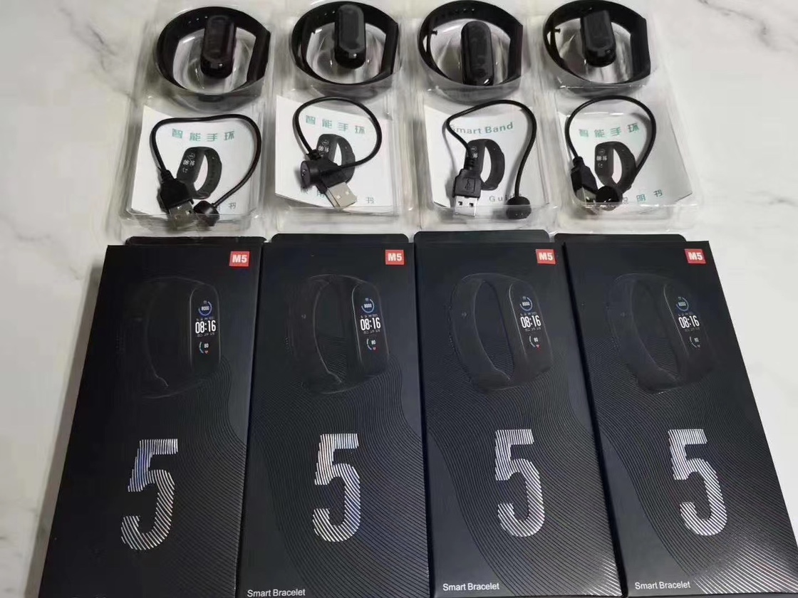 M5智能手表成人手表多色产品图