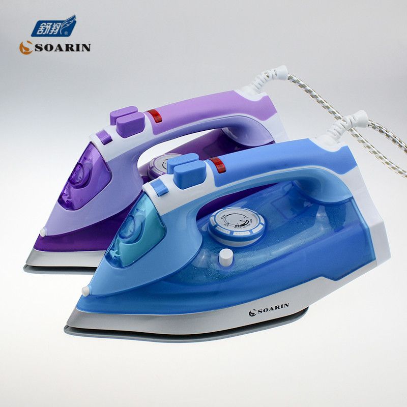 Sr-301, Portable steam electric iron for household appliances, ceramic board spray ironing machine thumbnail