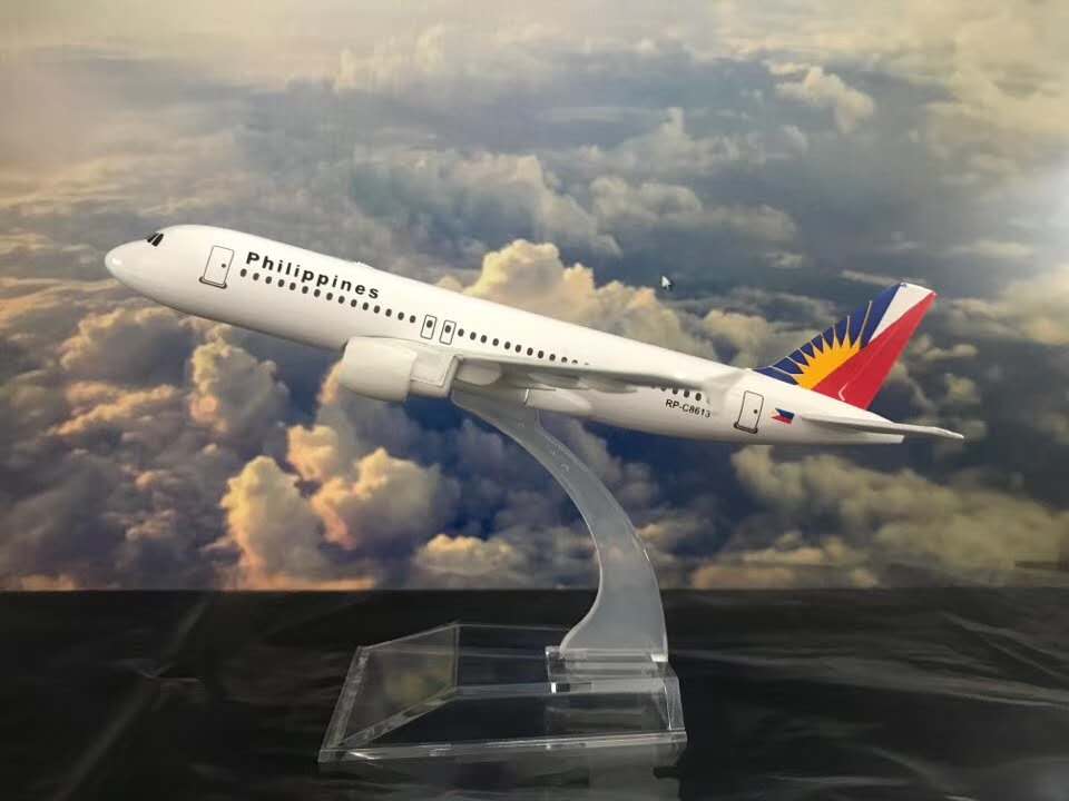 飞机模型（菲律宾航空A320）合金飞机模型 仿真飞机 金属飞机模型