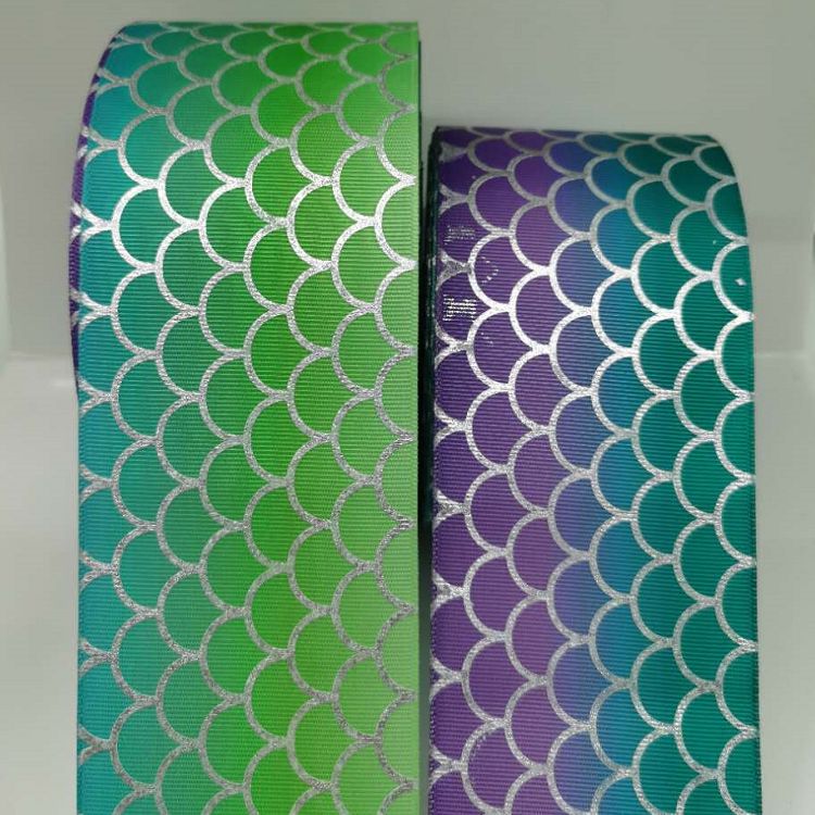 75Cm Polyester Rib With Heat Transfer Ribbon Hot Stamping (Silver) Webbing Manufacturers Direct Spot Custom Accessories Specification drawing