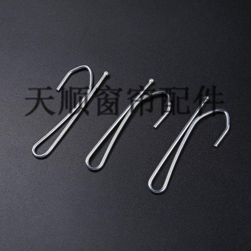 Curtain S-hooks, curtain hooks, buckle rings, large and small pointed hooks, Korean-style fabric tape hooks, galvanized S-hooks, large S-hooks, small S-hooks, zz. details Picture