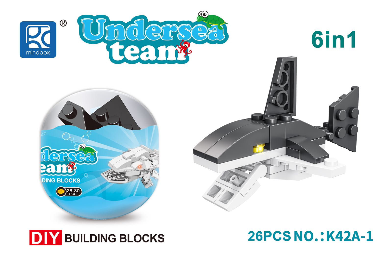 "Finding Nemo building blocks, 6 mixed combinations. undefined