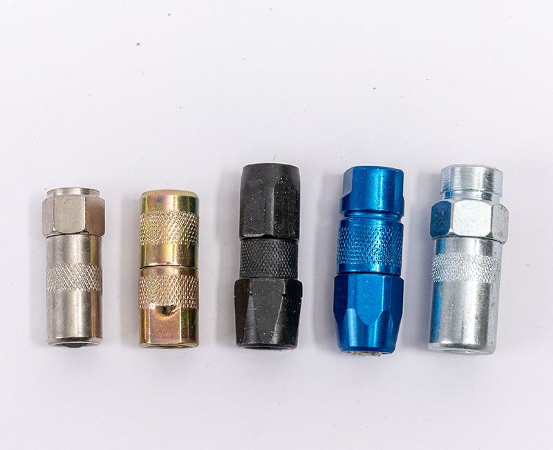 Grease gun accessories flat nozzle four claw piece flat tip oil injection lubrication tools explosion-proof flat tip flat tip