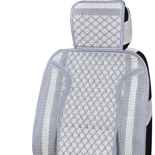 Car Seat Cushion Summer Papygrass Green Pair Of Light Blue Lattice