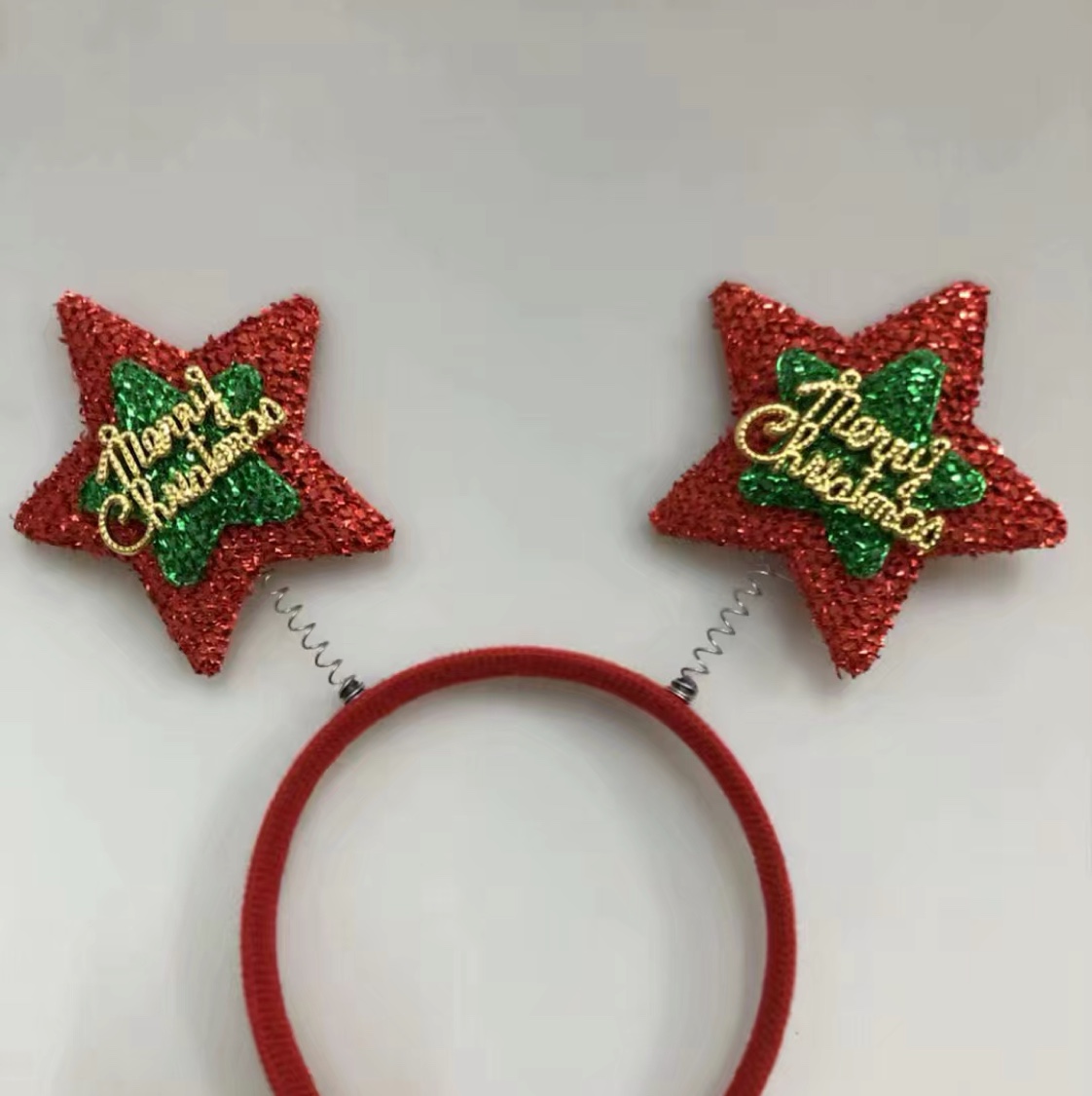 Christmas hairband headband, Christmas five-star headband