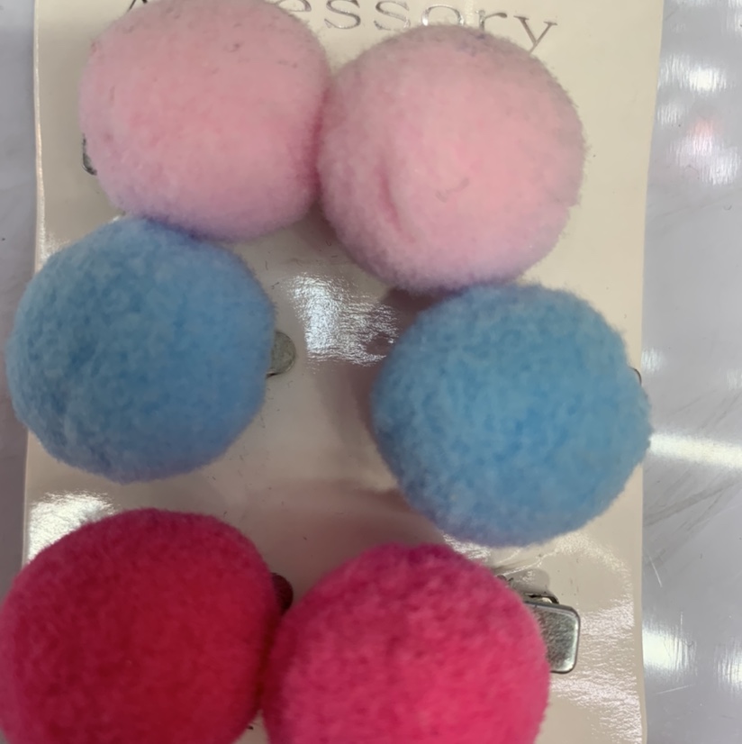 热销新款时尚纯色毛球6个套餐，2021年网红爆款3471