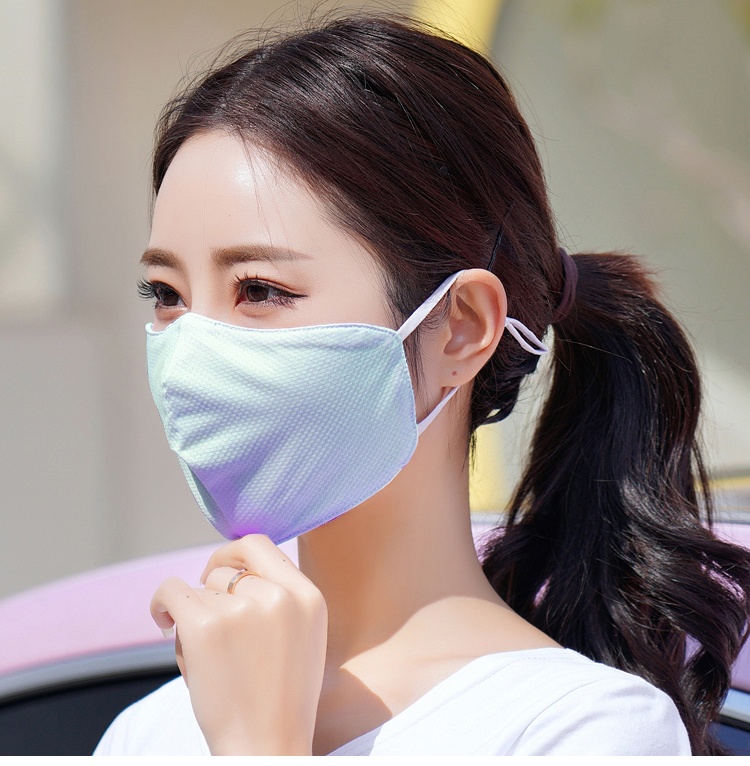 Sun Mask Female Uv Ice Silk Summer Thin Breathable And Easy To Breathe Male Sun Mask Korean Version Can Be Cleaned [For Foreign Trade] undefined
