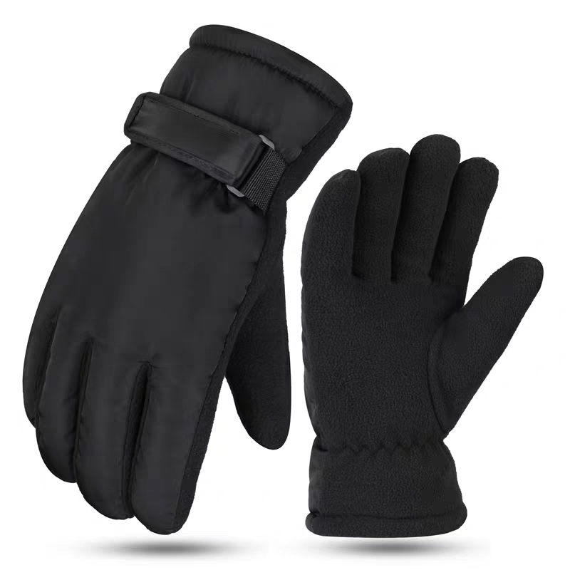 冬季男女三层加绒加厚防风防滑骑行滑雪防寒户外保暖防水触屏手套