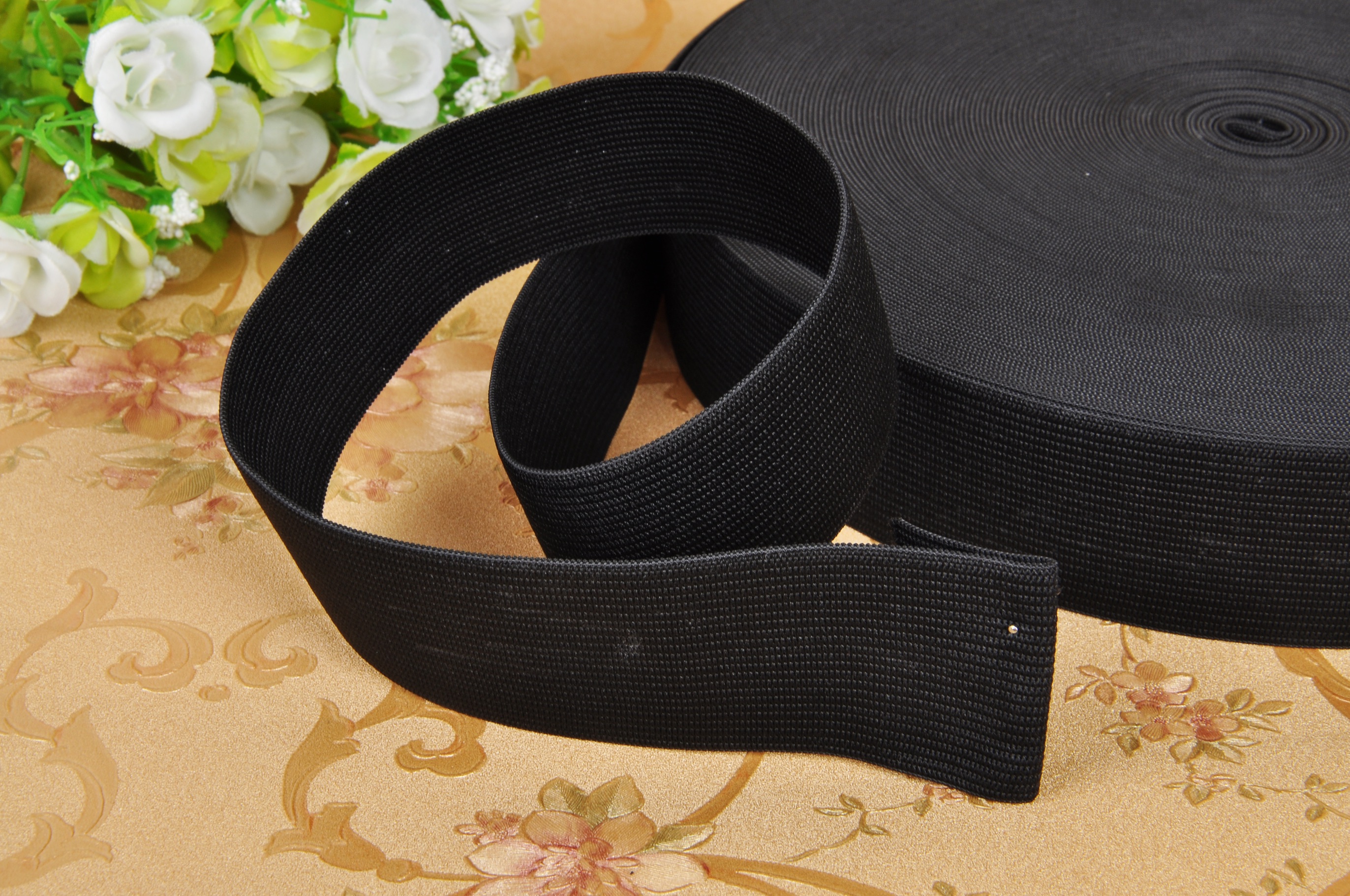 鼎辉织带黑色弹力松紧带