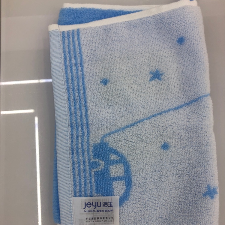 Fuyue Group Jieyu Class A all-cotton cartoon small towel, children's towel lanyue, Household children's towel, non-fading J0021T Application Scenario