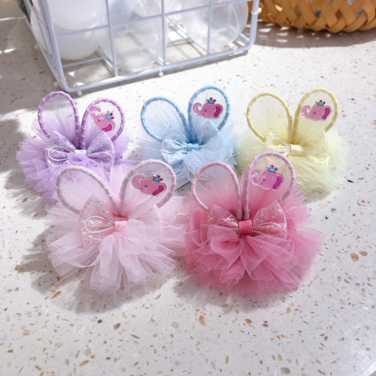Morden girl Korean baby children clamp love elephant clamp mix wholesale 30 batch thumbnail