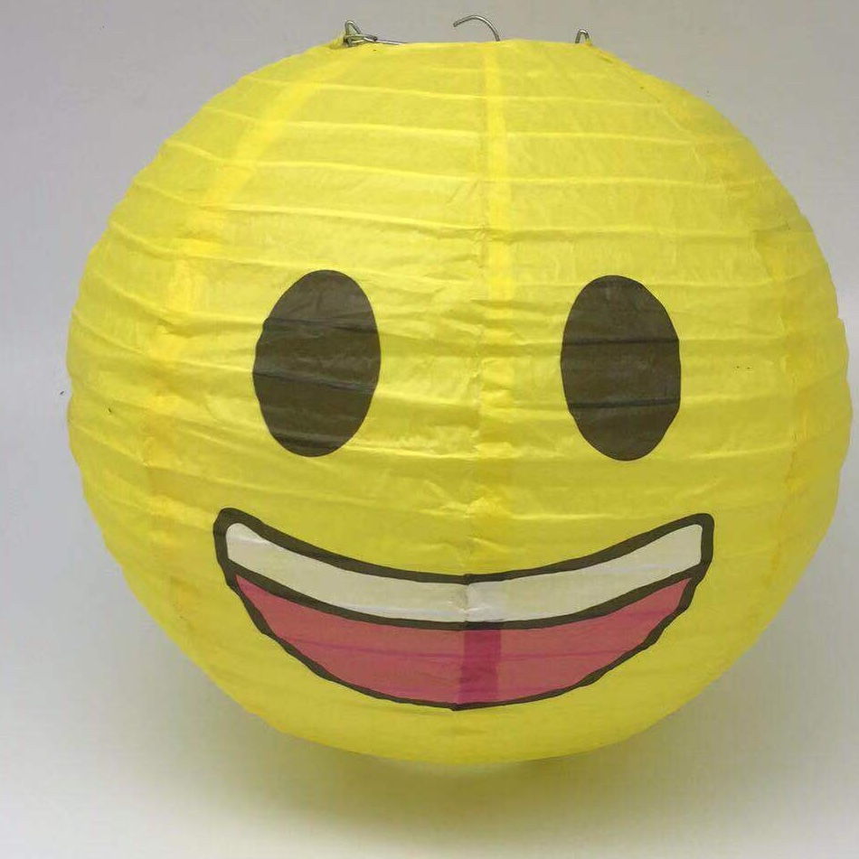 Smiling face lantern party decoration Application Scenario