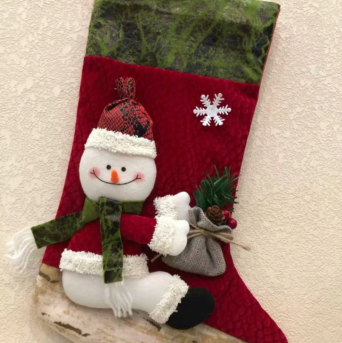 Doll Christmas socks with cartoon socks with Wonderful Christmas doll decorations thumbnail