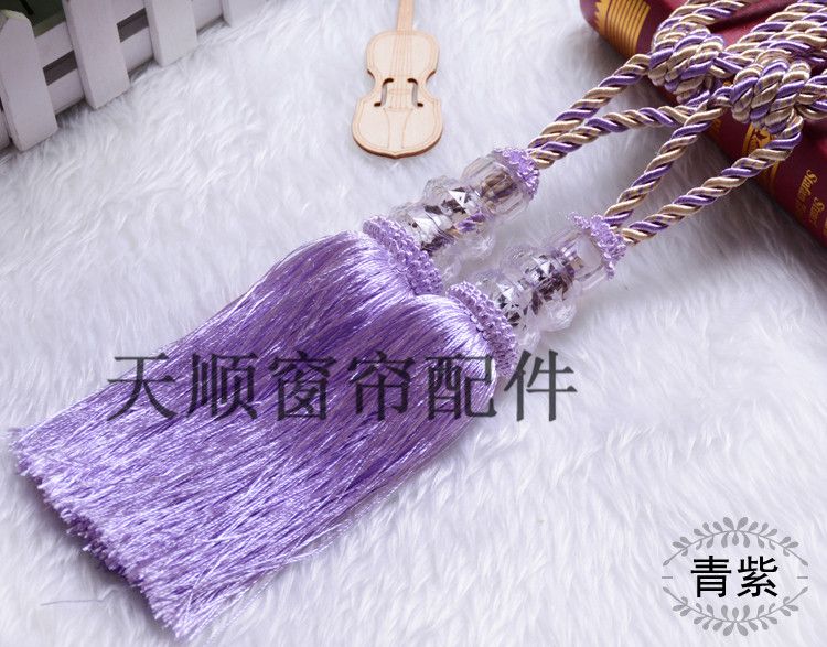 Curtain straps hang ball crystals thumbnail