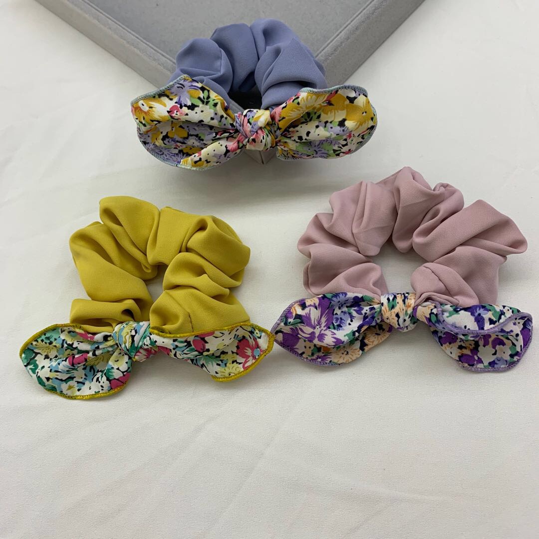 Japanese and Korean fresh rabbit ears hair ring large intestine ring thumbnail