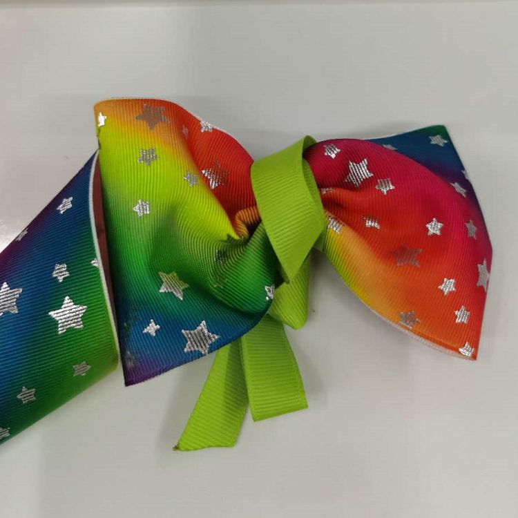 75Cm Polyester Rib With Heat Transfer And Hot Stamping (Silver) Ribbon Webbing Manufacturers Direct undefined