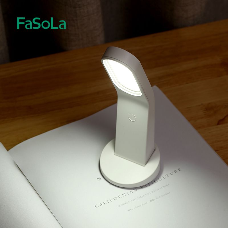 简易台灯 USB充电护眼小夜灯 无极调光多功能手持LED磁吸壁灯详情图1