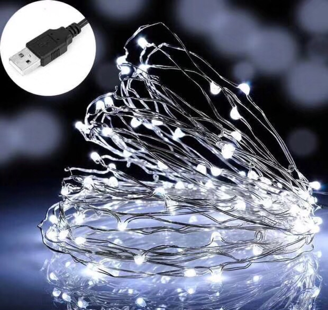 Copper Wire Led Light String Copper Wire Star Light String Light Network Red Battery Small Color Light Dormitory Diy Mini Decorative Light Bulb 111 details Picture