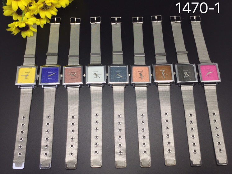 2020 new fashion watch women's net with watch foreign trade domestic market quartz watch thumbnail