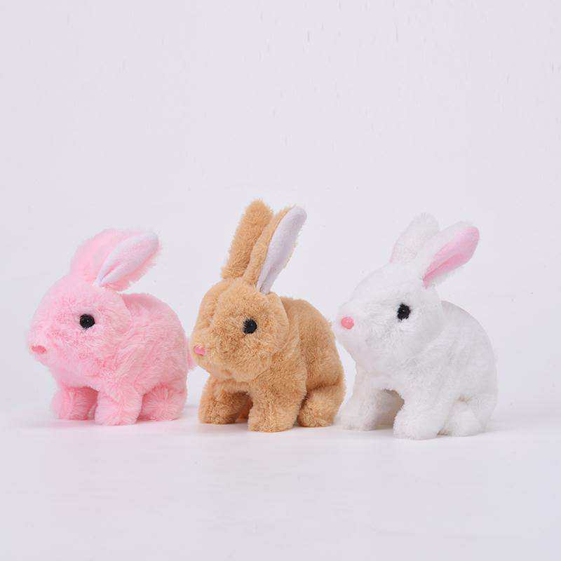Rabbit fur simulation rabbit, electric