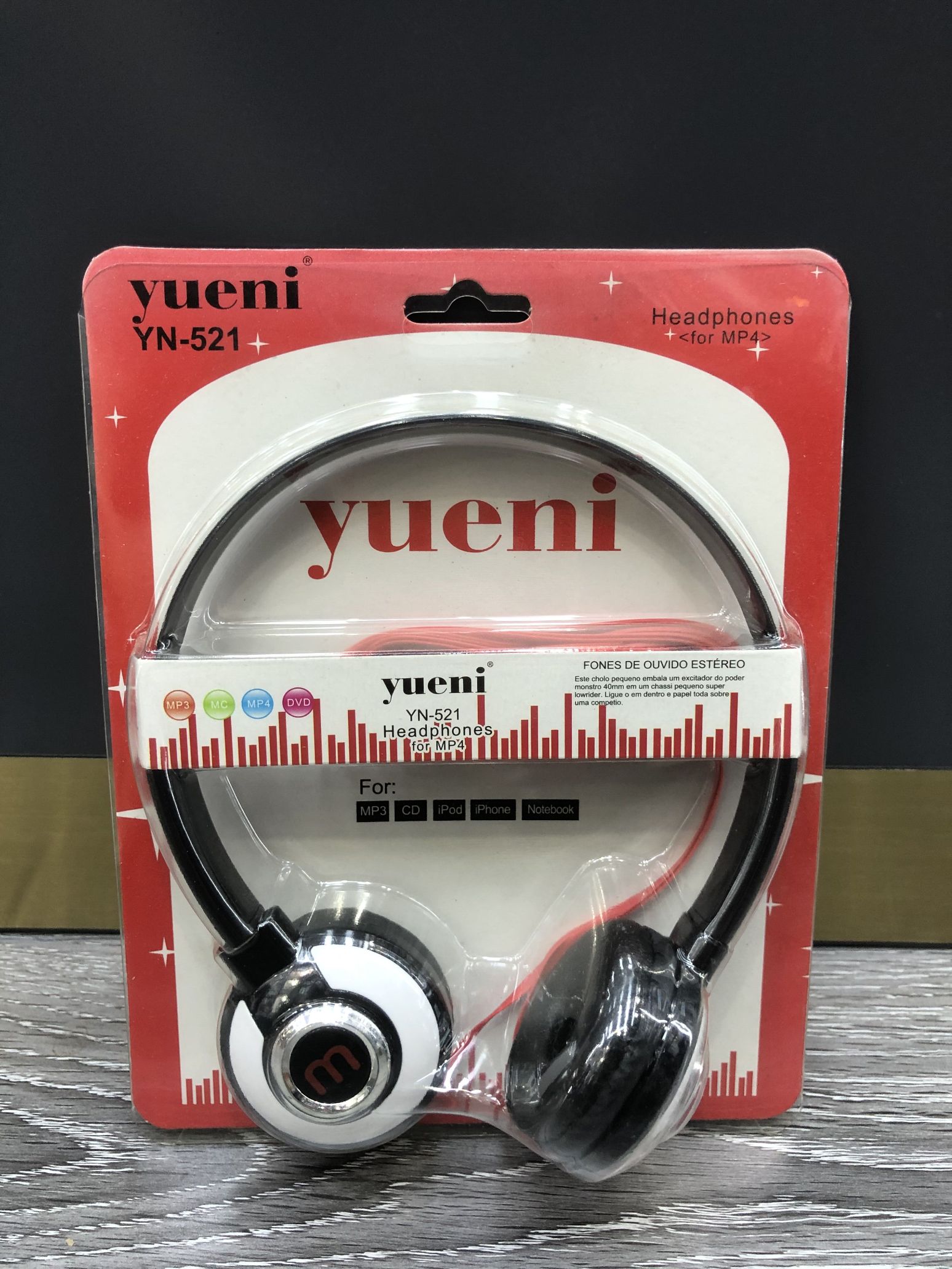 Yn-521 Headphone universal Apple Android round hole