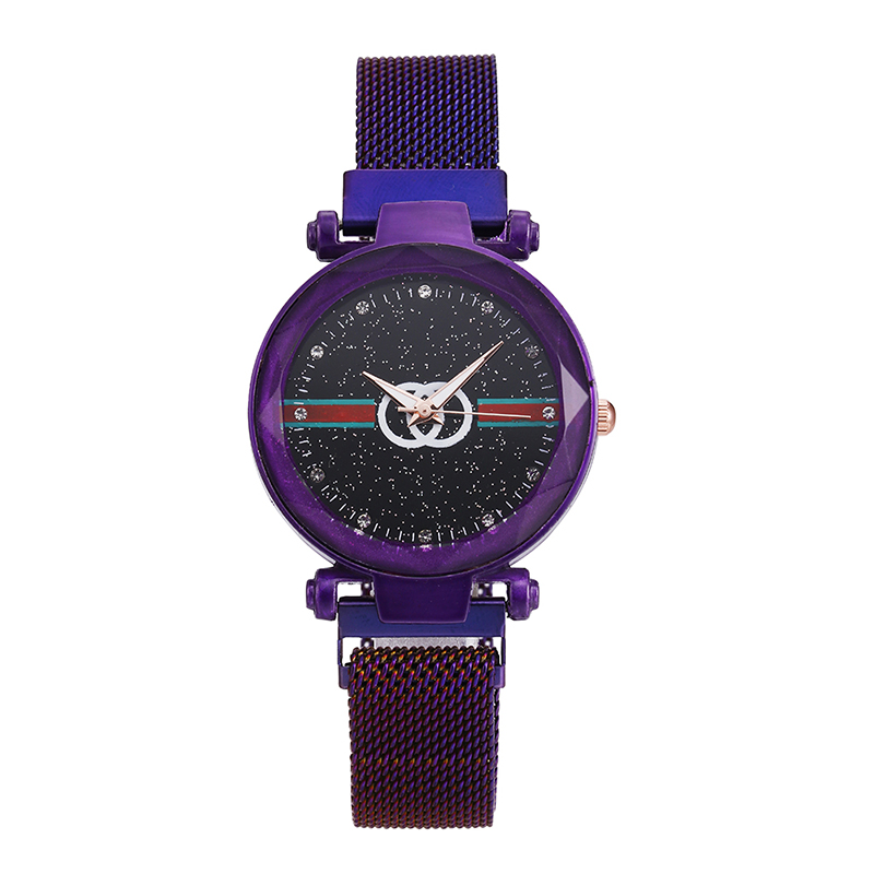 2020年新款女士米兰带吸铁石手表 学生时尚手表详情图4