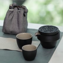 高档纯手工奔宝红韵金吉旅行组陶瓷礼盒套装茶具