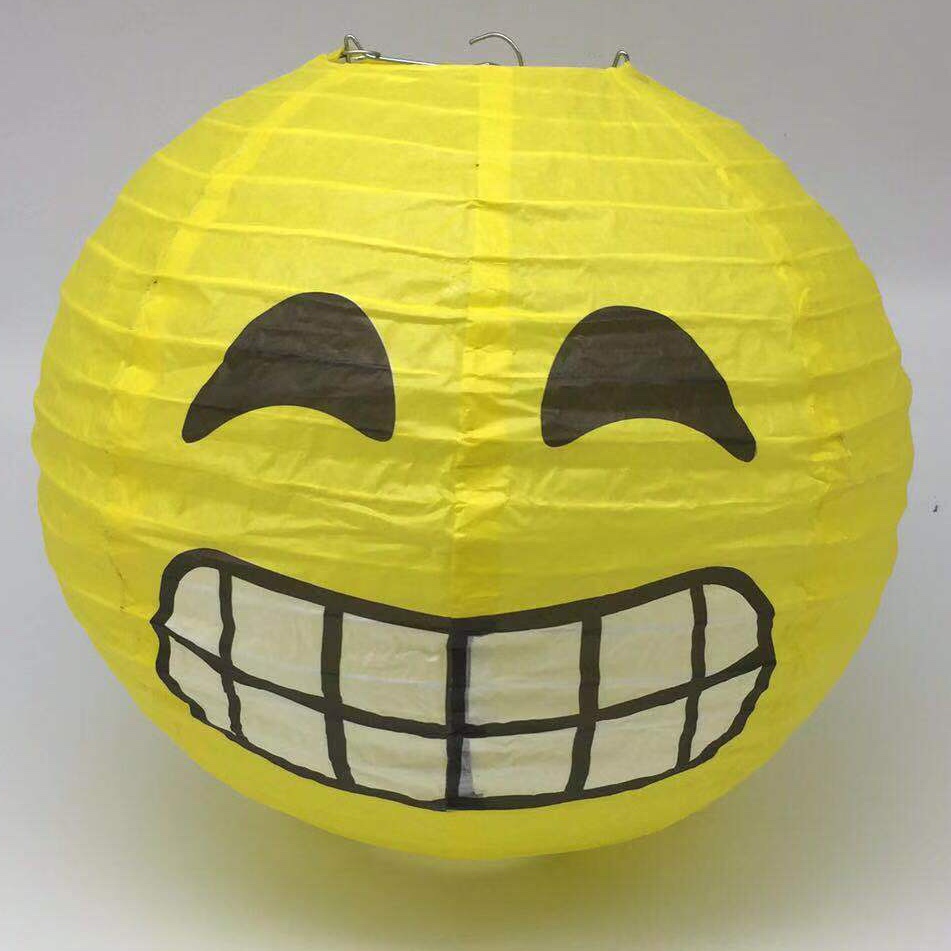 Smiling face lantern party decoration Item Picture