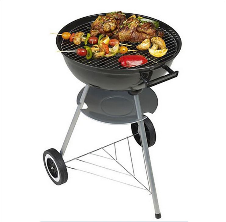 Outdoor covered barbecue grill, 17-inch apple grill, barbecue grill, BBQ Specification image