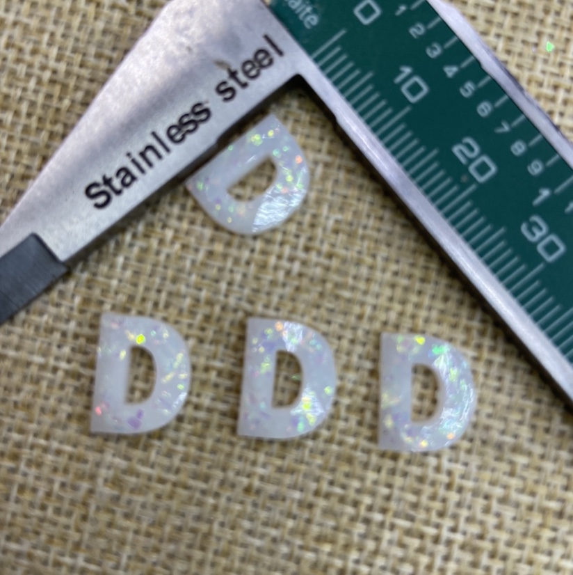 The popular imitation Opal digital female ABCD earrings, pendants and accessory series of accessories are a hundred matching pieces Specification image