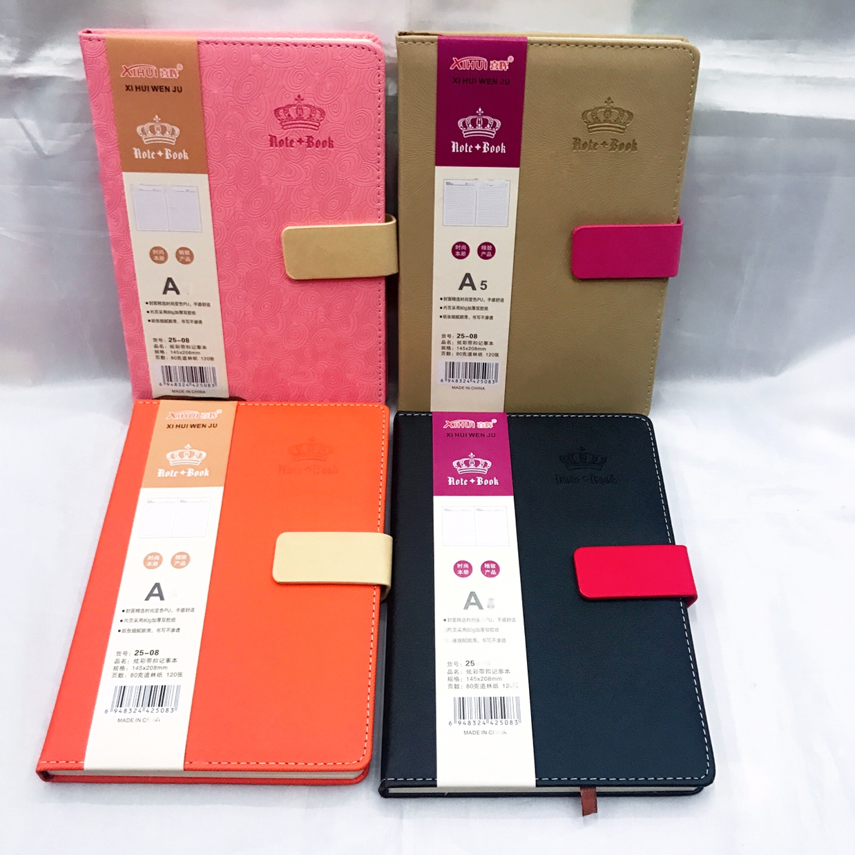 Color notebook 25K button book inside 120 pages 96 pages each thumbnail