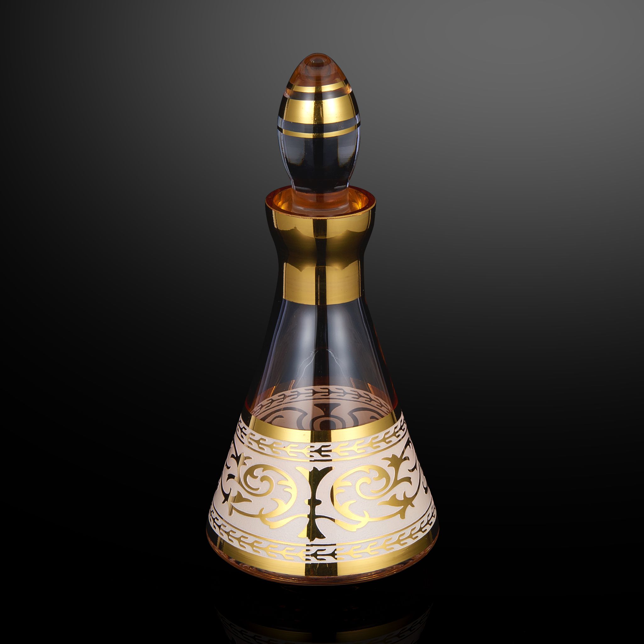 210ml 18K gold-plated glass perfume bottle essential oil bottle