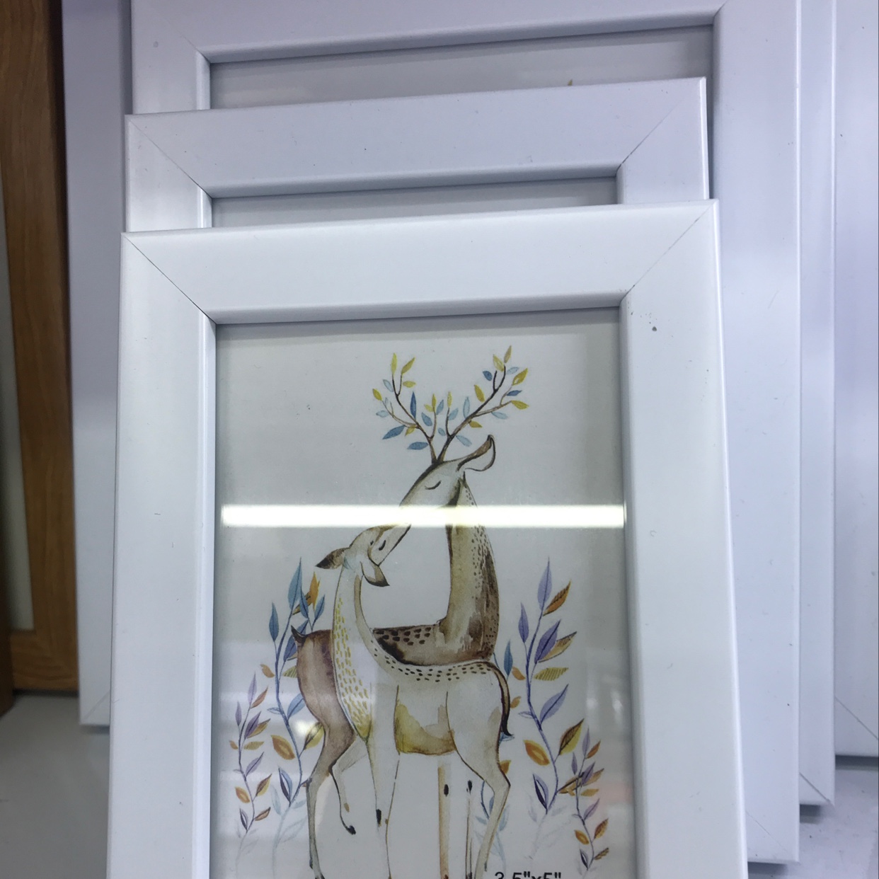 6 "simple frame. white