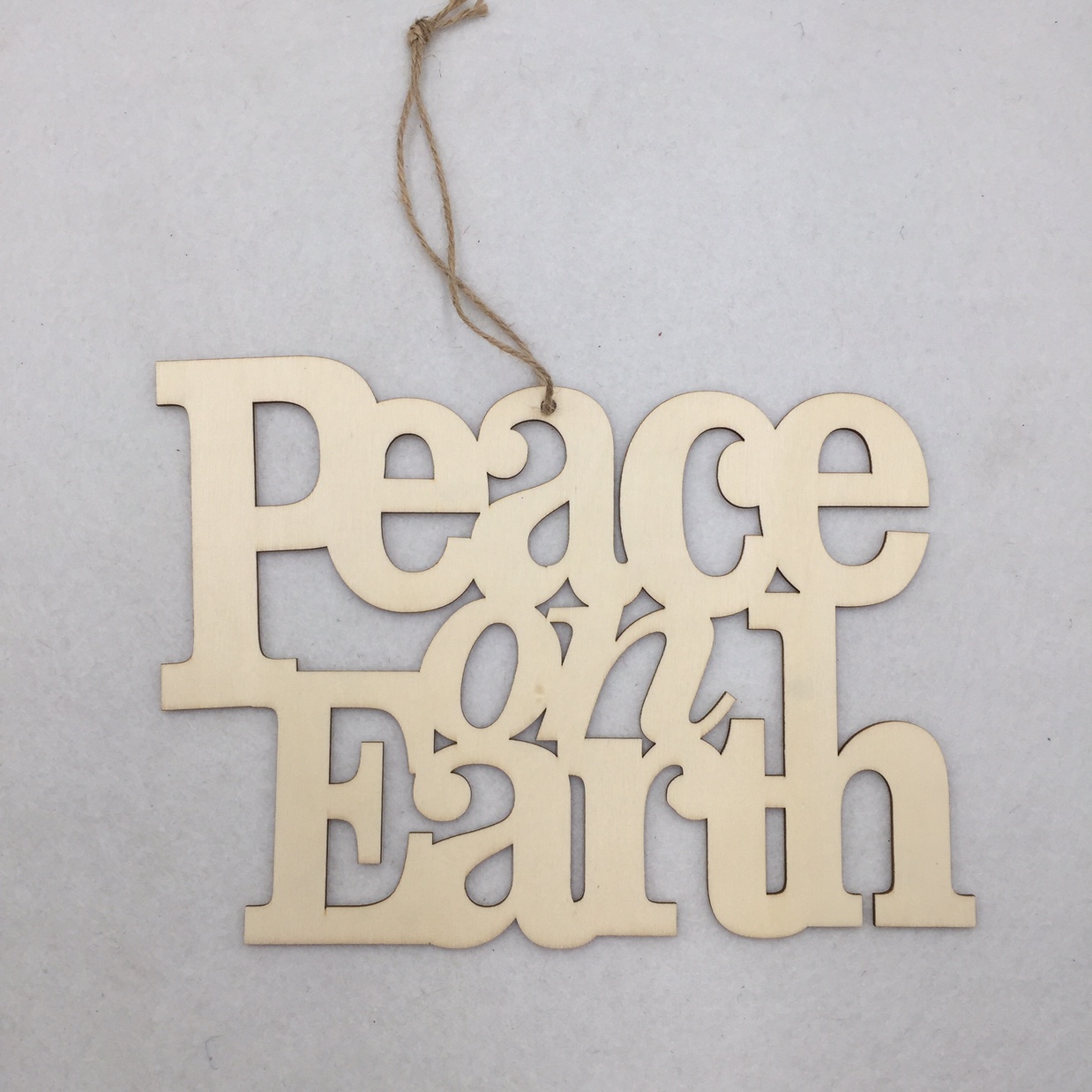 Christmas pendant DIY Merry Christmas peace on earth New Style Specification image