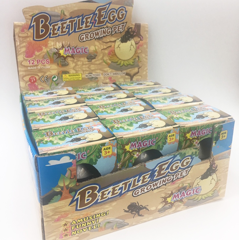 水孵恐龙蛋盲盒惊喜蛋复活蛋EVA奇趣蛋甲虫