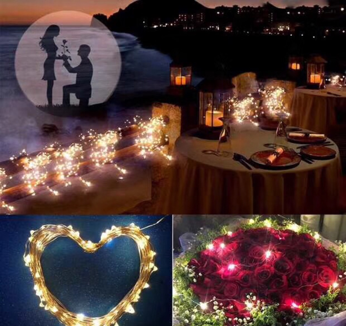 Copper Wire Led Light String Copper Wire Star Light String Light Network Red Battery Small Color Light Dormitory Diy Mini Decorative Light Bulb 111 Application Scenario