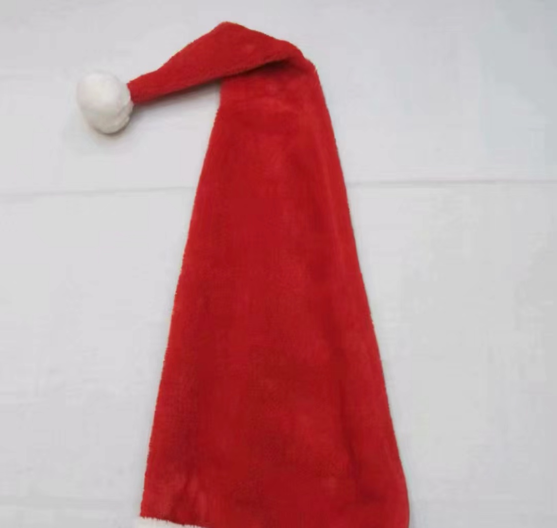 Extended Christmas hat, plush hat, Christmas hat