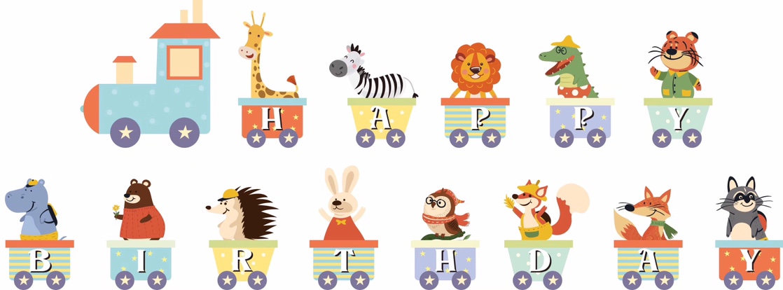 Happy birthday! Flag-raising birthday party decoration details Picture