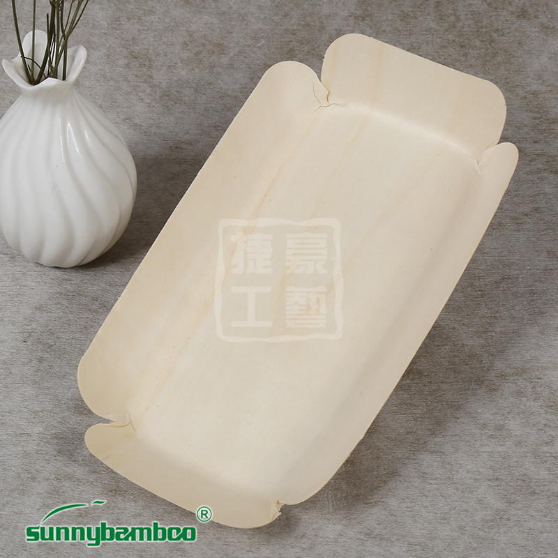 Yiwu Good Goods QXH rectangular plates, disposable plates, dinner plates, fruit plates, cake plates detail image 1