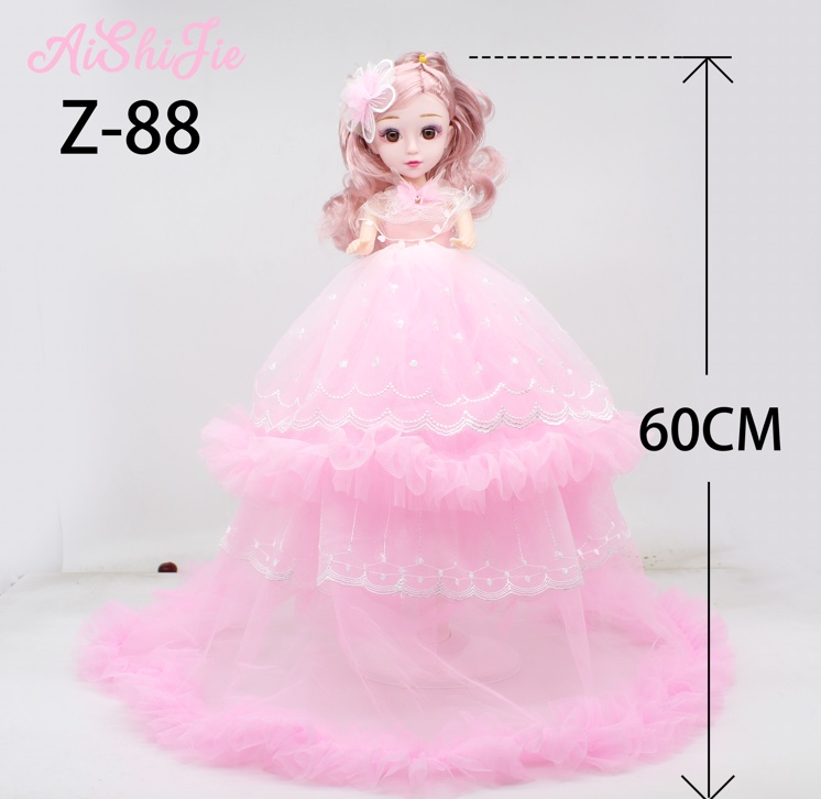 Manufacturer direct selling 60cm embroidery double singing music Barbie dolls girls birthday gifts children toys