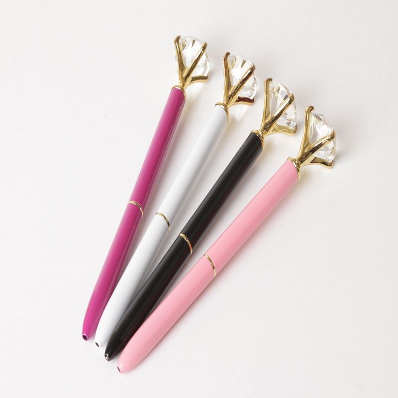 New large diamond pen manufacturers direct metal ball-point pen glass crystal pen diamond pen