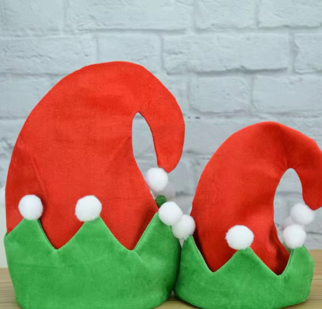 Elf elbow Hat adult children's Hat Christmas cute elf hat
