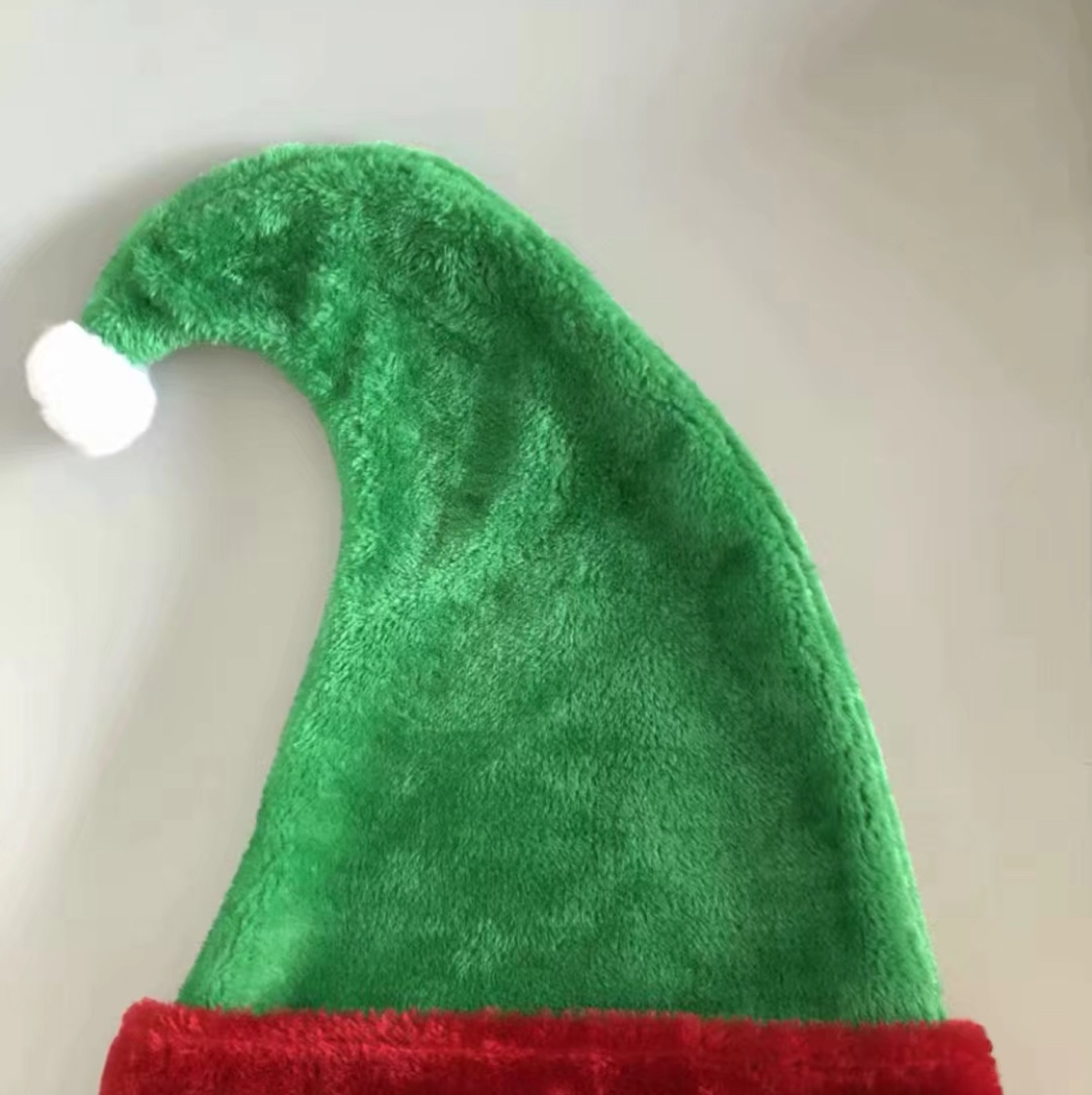 Christmas fairy hat, plush Christmas hat, striped Christmas hat Specification image