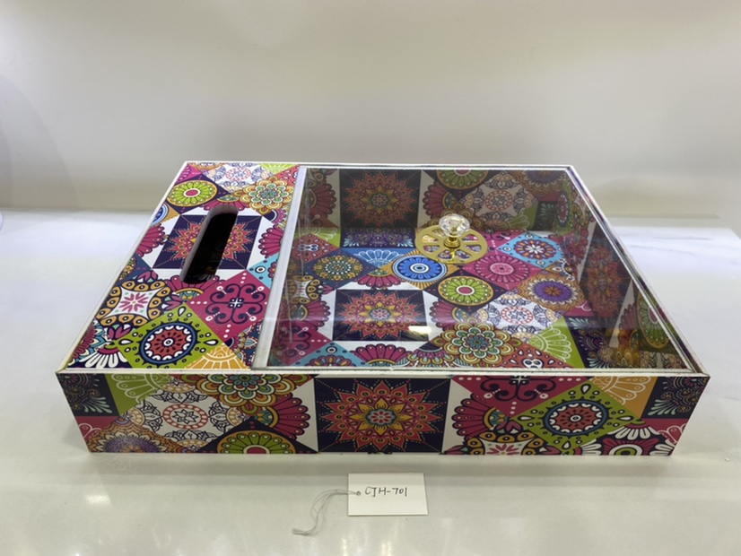 木质糖果盒 巧克力盒 分盒抽纸盒收纳盒 图