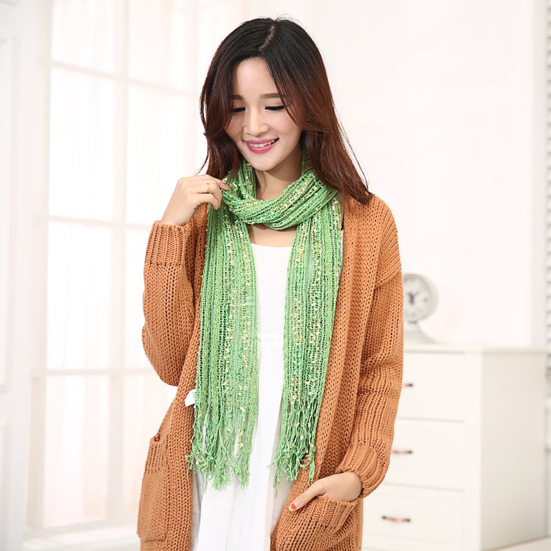 2020 Japan And South Korea Autumn New Shawl Hot Sales Fashion Decoration Tassel Scarf Female Factory Direct Sales