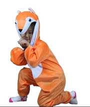儿童动物扮演连体衣狐狸舞台服表演服批发