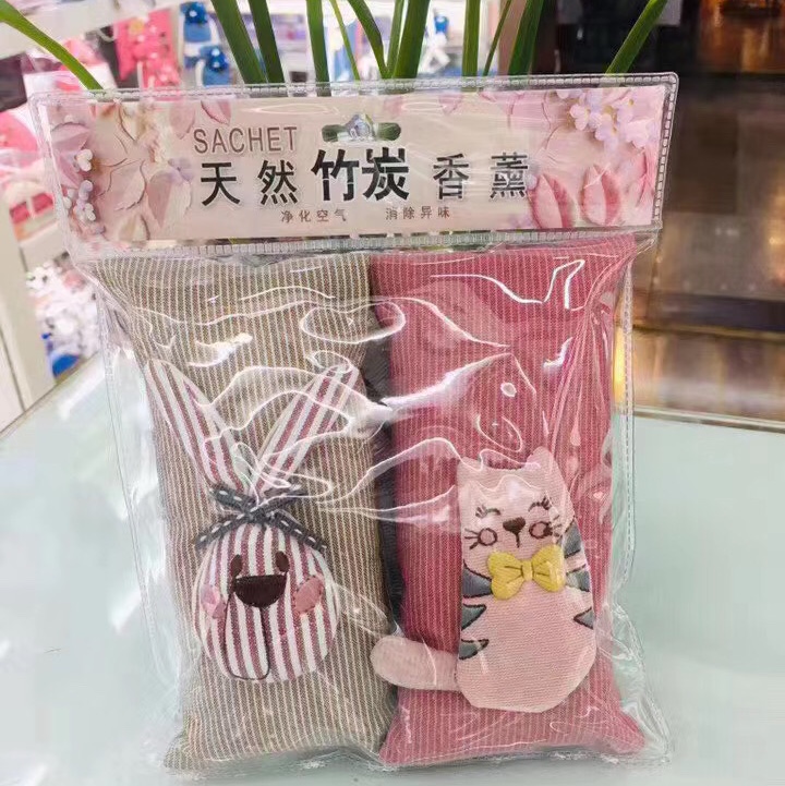 zt-tk33a Deodorizing and Dehumidifying Bamboo Charcoal Aromatherapy Bag Deodorizing Bag details Picture